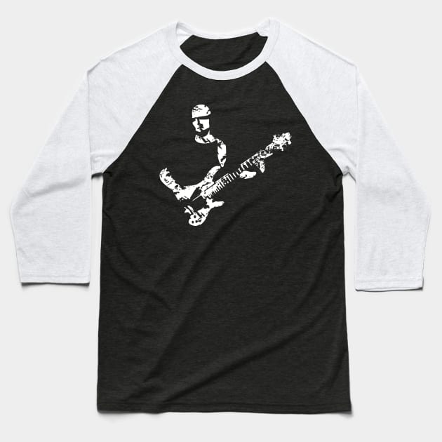 Rock and Roll Guitarist Baseball T-Shirt by jazzworldquest